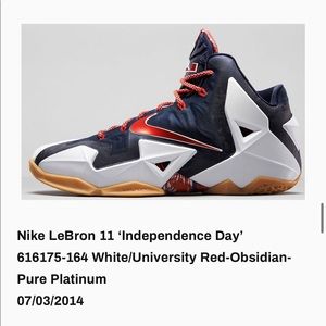 Nike LeBron 11 Independence Day